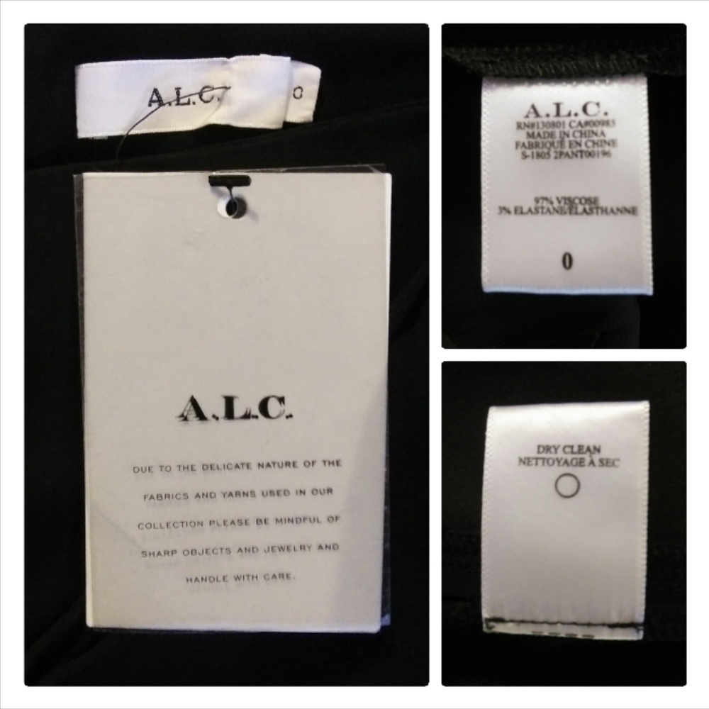 🎁 A.L.C. Amherst Cropped Slacks with Waist Tie - Picture 3 of 7